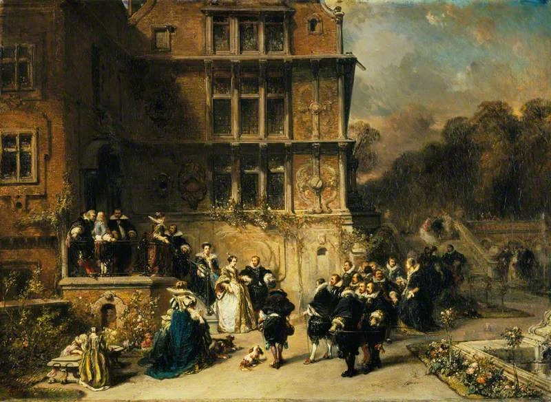 Ricevimento di corte in un castello - Wallace Collection, Londra